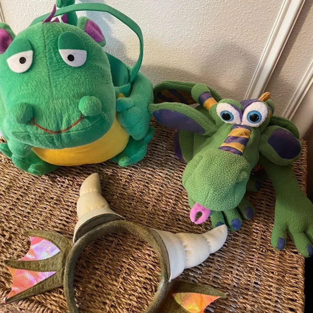 Green Dragon Basket Melissa and Doug Dragon Puppet Dragon Headband